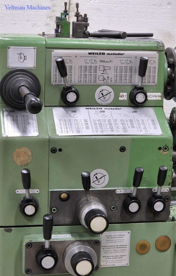 Toolroom lathe Weiler Matador - Image 4